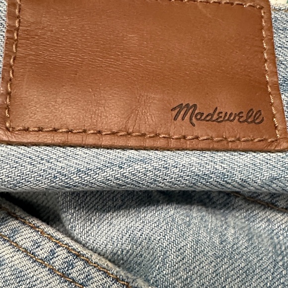 Madewell Light Blue Straight Leg Jeans Size 8 - Picture 6 of 11